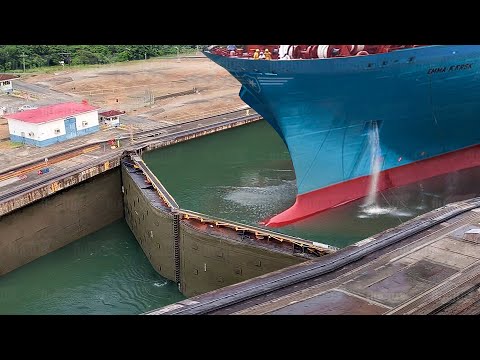 The Genius Technologies Behind Panama Canal Locks Moving World Largest Ships