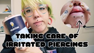 How I Take Care Of Irritated Piercings