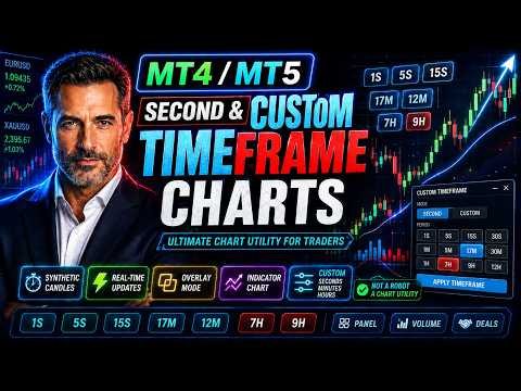 Video Second and Custom Timeframe Charts MT5