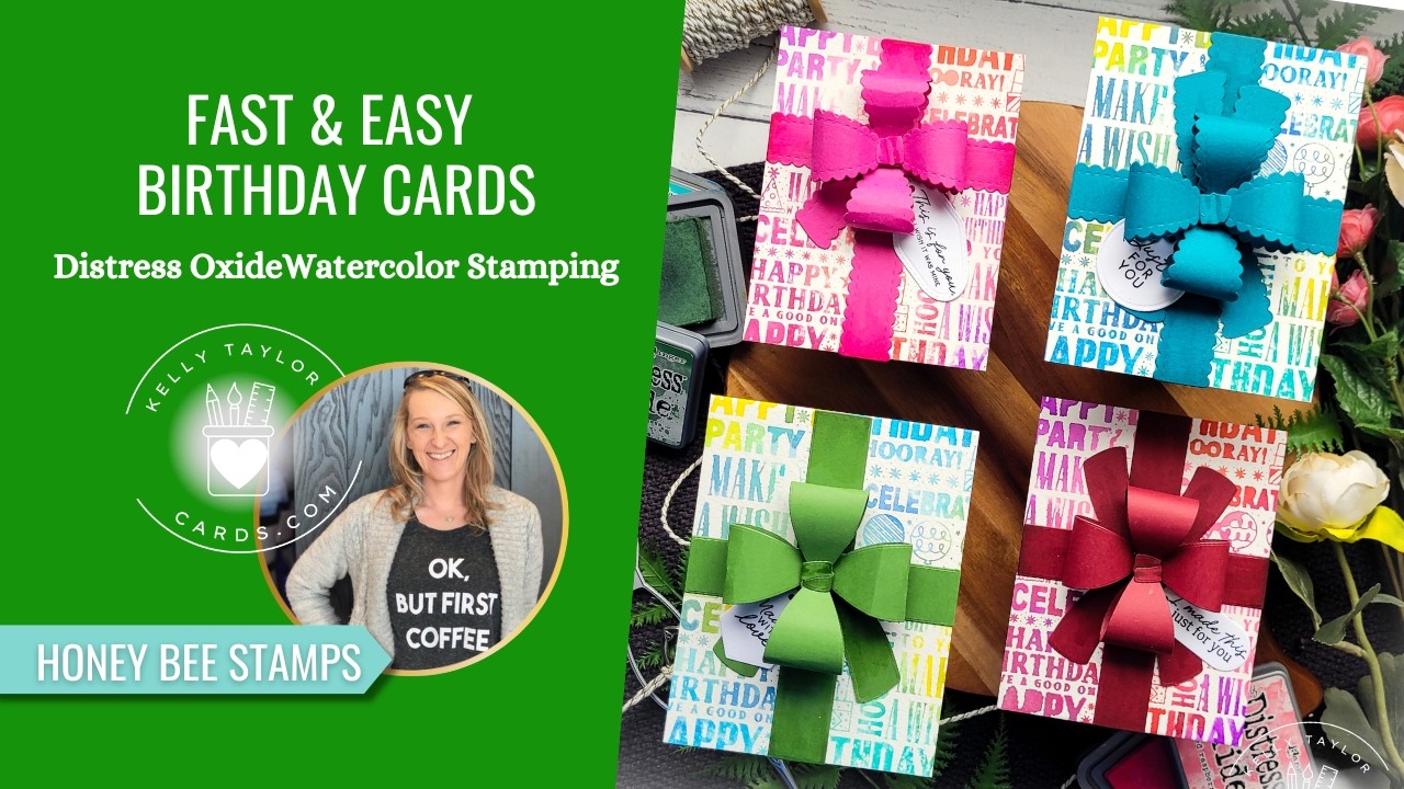 4 Fast & Easy Birthday Cards & a Sneak Peek of the Upcoming Release