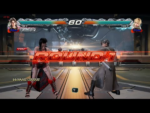 291_3 Julia RED vs Leo - Tekken 7 ( Anakin x24 )  sin Grafica