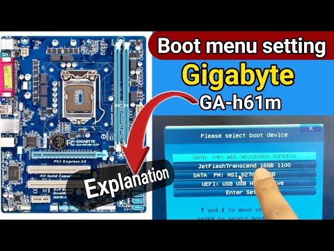 Boot menu setting in Gigabyte GA-h61m Motherboard full explanation | Legacy/UEFI Idea and use