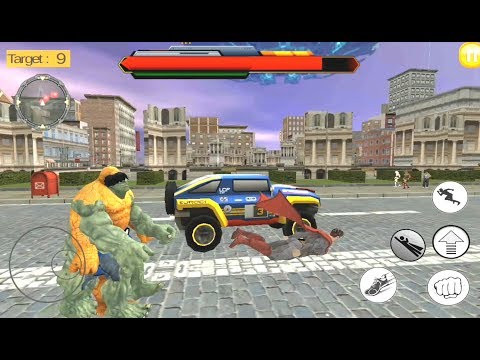 Flying Superhero City Rescue Battle | Superhero Vs Monster Villains - Android GamePlay