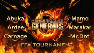 🏆 Hunger Games FFA | Abuka vs Mr.DoT vs Andree vs Marakar vs Ali vs Mamo | Group 1 | Generals ZH