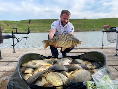 Pescuit la method feeder pe Balta Dobresti 24 04 2021