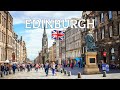 Iconic Edinburgh Old Town Scotland Winter Walking Tour In 4K