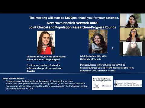 Health Behaviour After Gestational Diabetes and Diabetes Care Access During the Pandemic