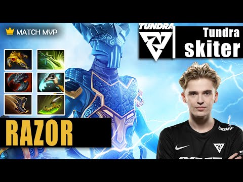 Razor Safelane | Tundra.skiter | THE 7.32D BUILD FOR BROKEN RAZOR CARRY | 7.32d Gameplay Highlight