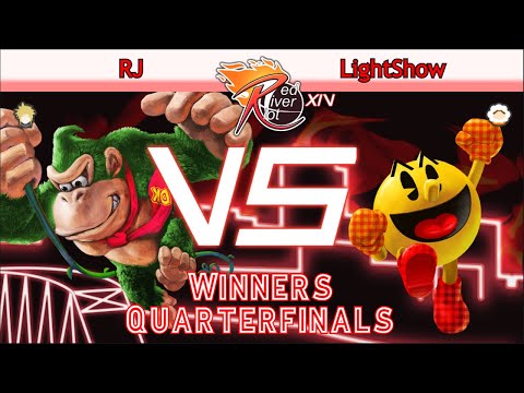 Red River Riot XIV - WQFs - RJ (Cloud, Donkey Kong) vs LightShow (Pac Man, Ice Climbers)