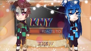 Demon slayer reacts to Krew||no part 2||inspired||NO SHIPS‼️||credits in desc!