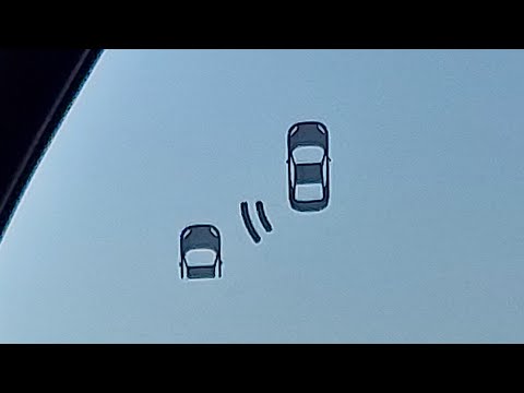 Ford Maverick BLIS at night