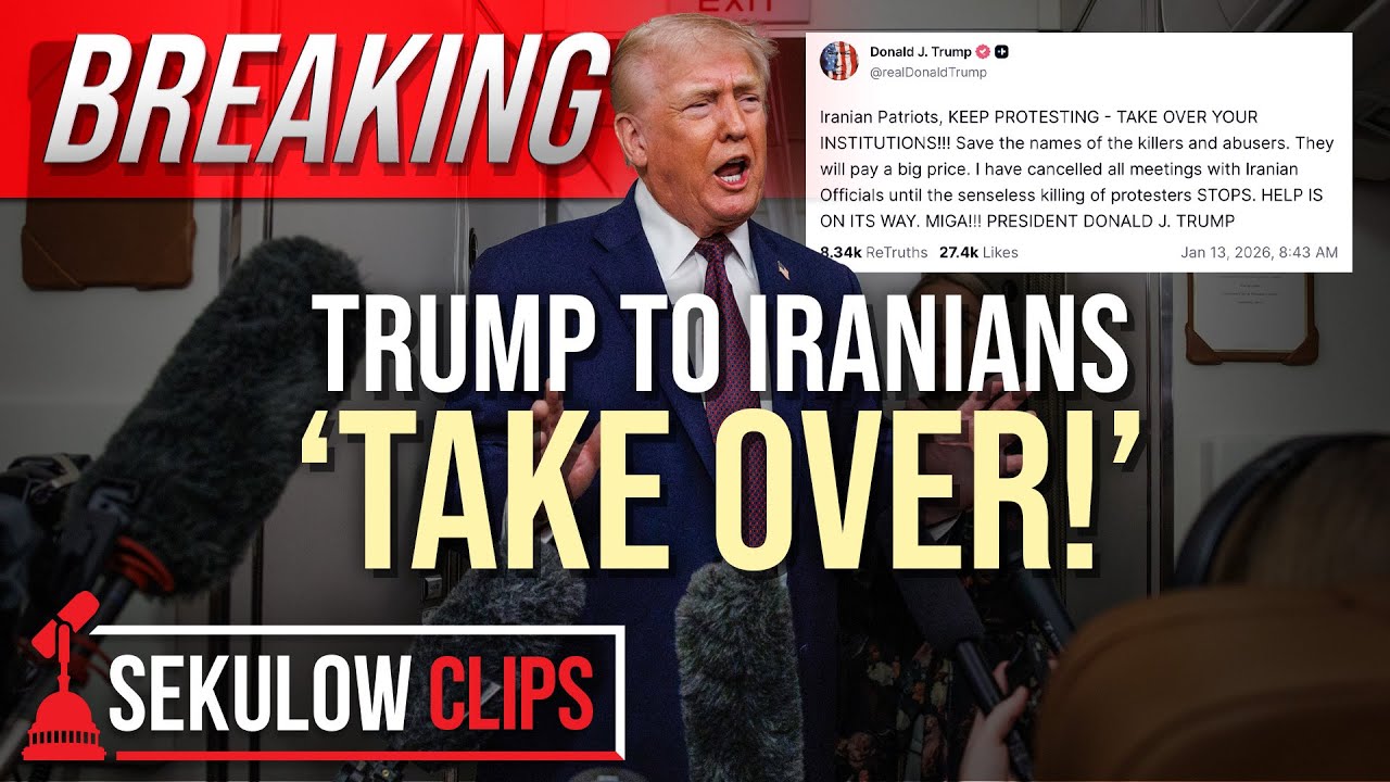 BREAKING: Trump to Iranians ‘Take Over!’