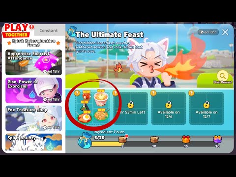 The Ultimate Feast, Plaza Location (Play Together Game)