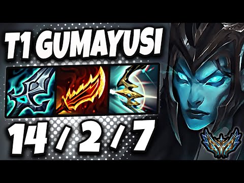 T1 Gumayusi Kalista vs Kaisa [ ADC ] Rank #6 Korea Challenger 25.9