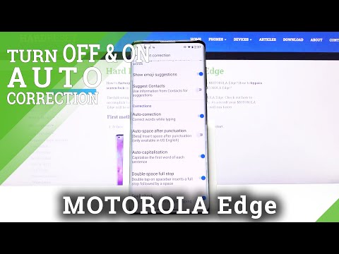 How to Enable Auto-Correction in Motorola Edge – Turn on Predictive Text