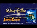 Opening To Finding Nemo 2004 DVD