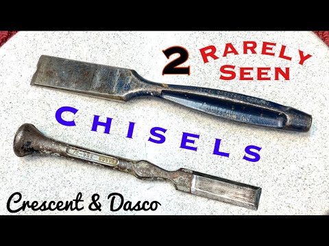 2 RARE All Steel Chisels from Crescent and Dasco