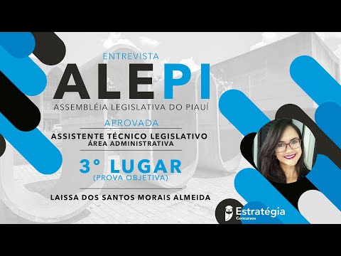“I want more approvals in my life”, Laissa Almeida, 3rd place (objective test) in the ALEPI contest.