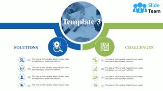 Solution Vs Challenges Ppt Visual Aids Infographic Template