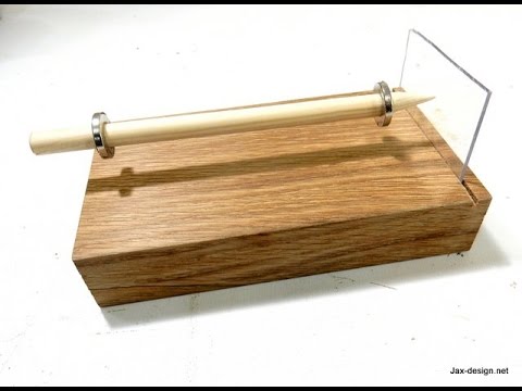 Der schwebende Holzdübel - Eine Illusion mit Magneten
