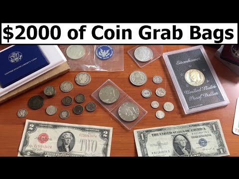 Expensive $2000 Unboxing of Coin & Currency Grab Bags - Worth It Or Not???