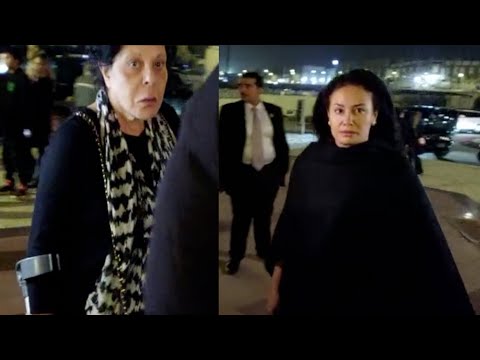 إسعاد يونس وهند صبري وماجد المصري في عزاء والد دينا الشربيني