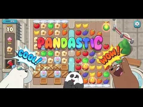 We Bare Bears Match3 Repairs Level 475 - No Boosters