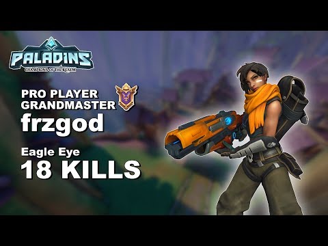 frzgod Kinessa 18 Kills!! Paladins Pro (SSG) Ranked Game Play