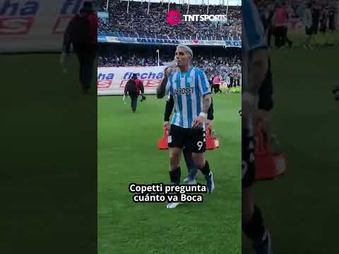 #Copetti preguntó cómo iba #Boca al final del primer tiempo entre #Racing y #River