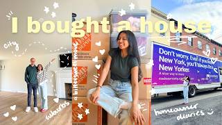 i bought a house as a 29-year-old entrepreneur // packing and moving vlog, first days as a homeowner