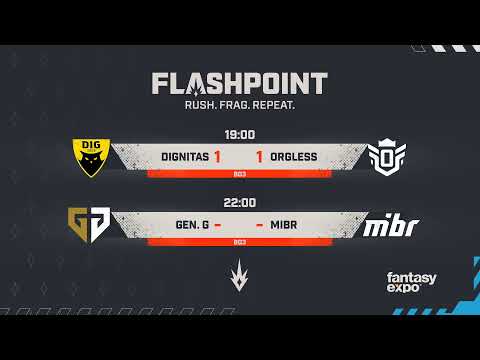 FLASHPOINT // Dignitas - Orgless // Gen.G - MIBR // komentuje Mad1 i Dziukens // !logitech