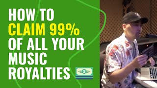 How to collect 99% of your music royalties independently - 4 simple steps