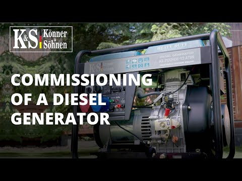 Dyzelinis generatorius "Könner &amp; Söhnen" KS 9300DE-1/3 ATSR (EURO V) video
