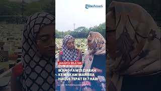 Potret Ikang Fawzi Ziarah ke Makam Marissa Haque Tepat di 7 Hari Kepergian Sang Istri