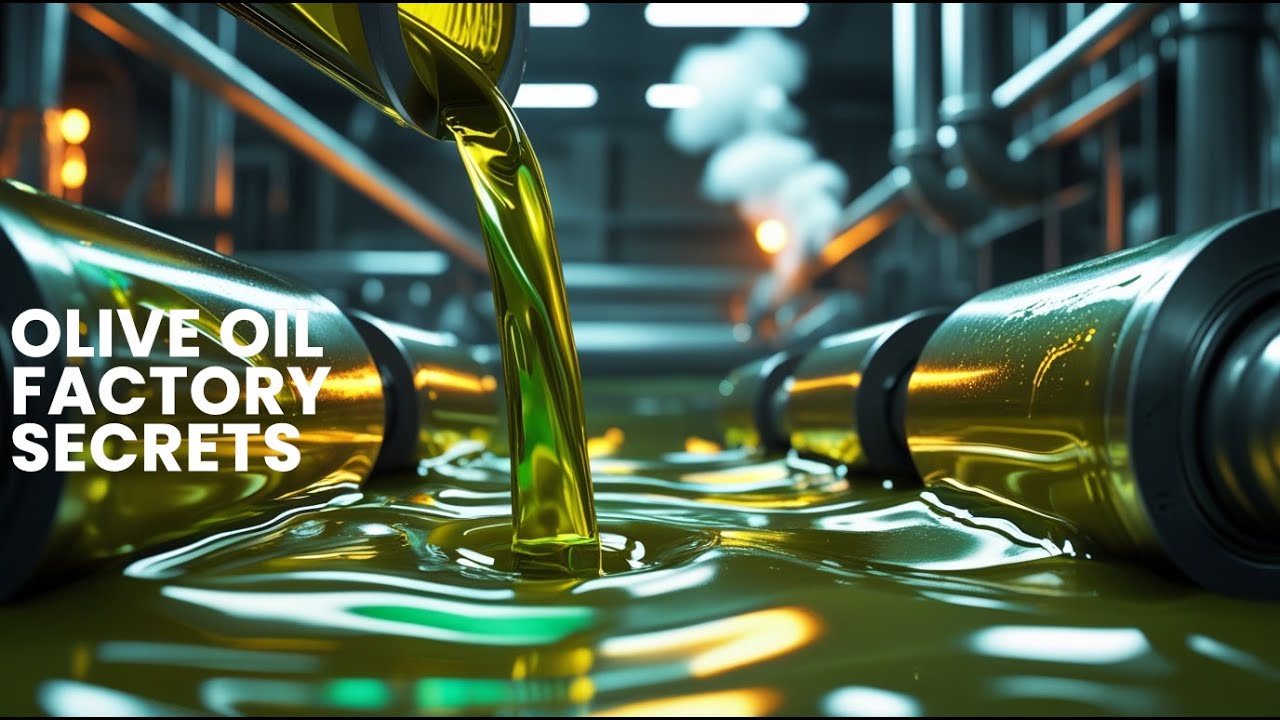 COMO É FEITO AZEITE DE OLIVA VEJA O PROCESSO DE FABRICAÇÃO DO AZEITE. INDÚSTRIA DE ALIMENTOS