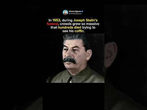 Joseph Stalin Funeral Was Chaos #shorts