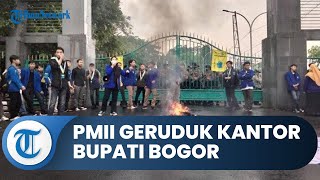 Bogor Hari Ini: PMII Geruduk Kantor Bupati Bogor, Lakukan Aksi Tolak Kenaikan Harga BBM Subsidi