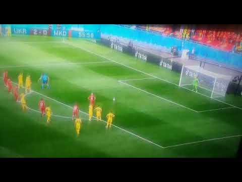 Alioski Goal for Macedonia vs Ukraine at Euro2020