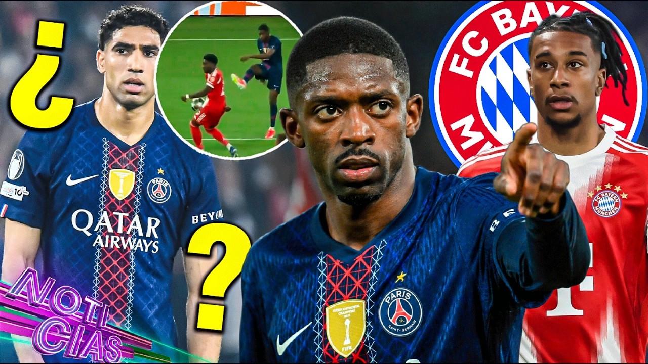 Bayern se queja del penal | Dembélé avisa: "Vamos a ganar" | Alarma Hakimi: ¿Llega a la vuelta?