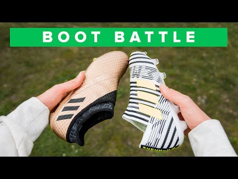 Nemeziz 17+ Vs Messi 16+ | adidas agility football boot battle