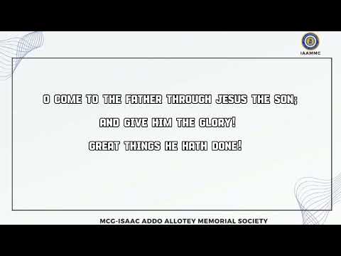 MHB 313 "TO GOD BE THE GLORY"