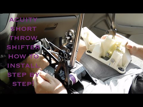 2003 Acura RSX Acuity Performance shifter (short throw shifter) installation. How to, step by step
