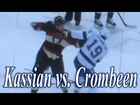 Kassian vs Crombeen [Sens vs. Bolts] (March 23, 2013)