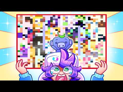 I Made 100 Discord Messages Into 1 Drawing