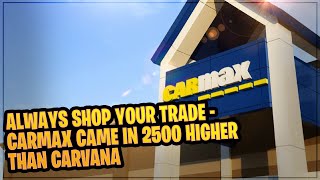 Always shop your trade - Carmax came in 2500 higher than Carvana | Reddit Professionals