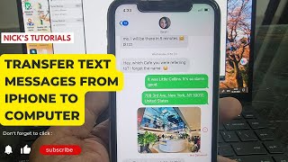 How to Transfer Text Messages from iPhone to Computer (2 Super Easy Ways)