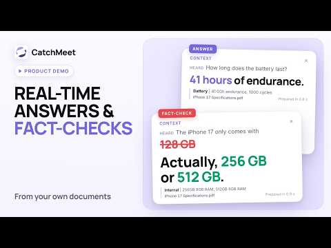 CatchMeet video preview