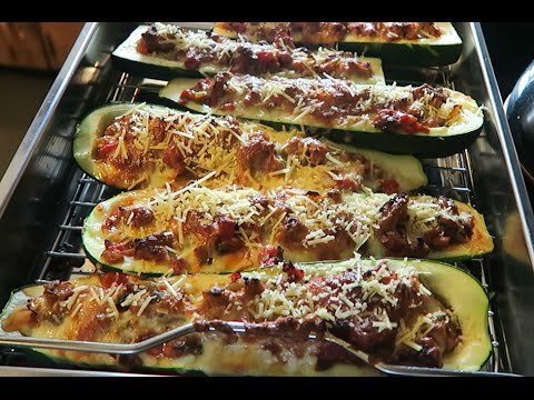 Zucchini Season: Italian Sausage Boats Video