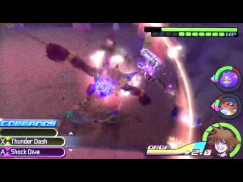 Kingdom Hearts 3D: Dream Drop Distance (English!) Part 83: Wargoyle - Secret Link (Sora)