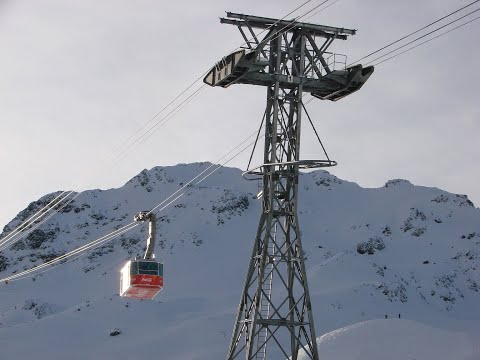 80-PB Pendelbahn Parsennhütte - Weissfluhjoch (CH)